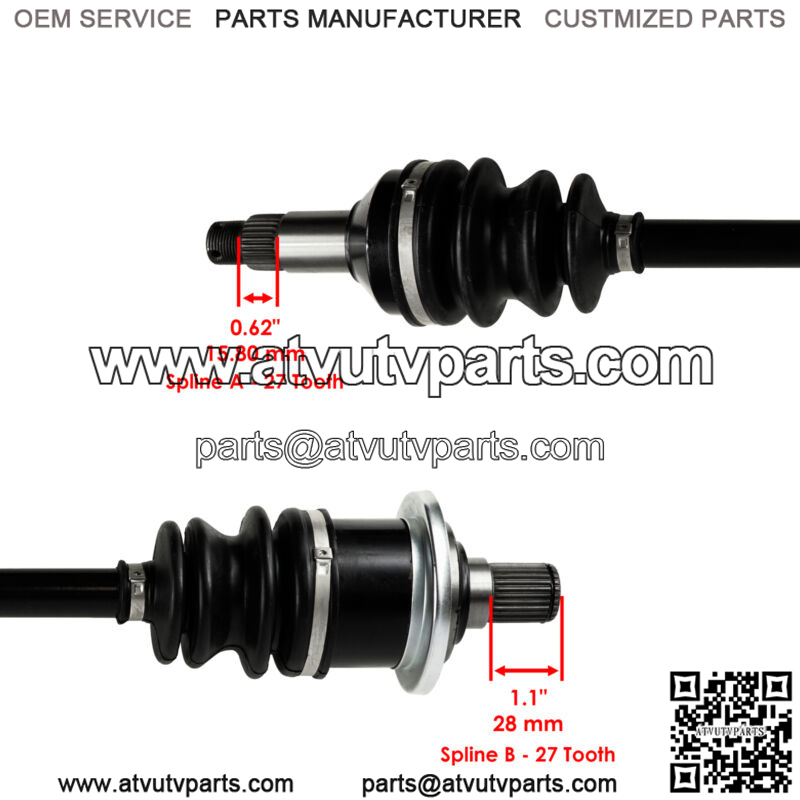 Rear Left Or Right CV Joint Axle for Arctic Cat Prowler XT 650 4X4 2006-2009 - Image 3