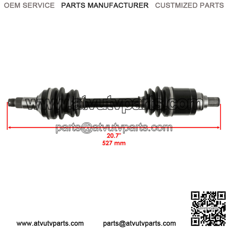 Front Left or Right CV Joint Axle fits Arctic Cat Alterra 500 2017 2018 - Image 2