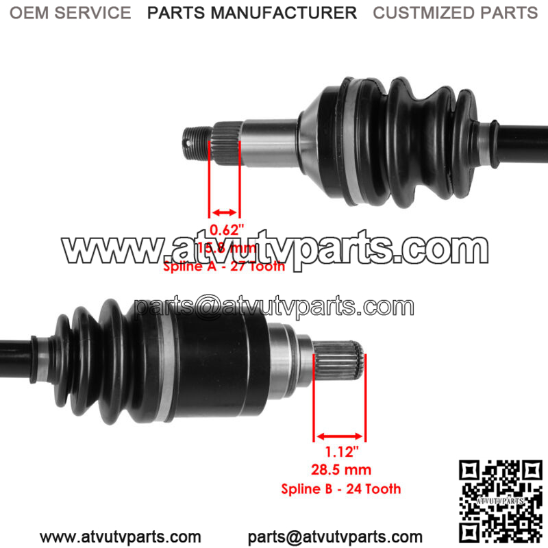 Front Left or Right CV Joint Axle fits Arctic Cat Alterra 500 2017 2018 - Image 3
