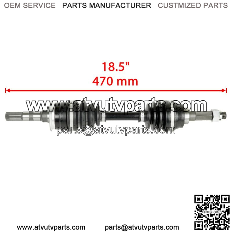 Front Left Complete CV Joint Axle for Kawasaki Bayou 300 KLF300C 4X4 1989-2005 - Image 3