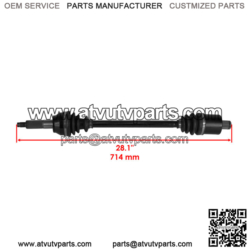 Rear Left Complete CV Joint Axle for Polaris Ranger XP 900 All 2013-2017 - Image 2