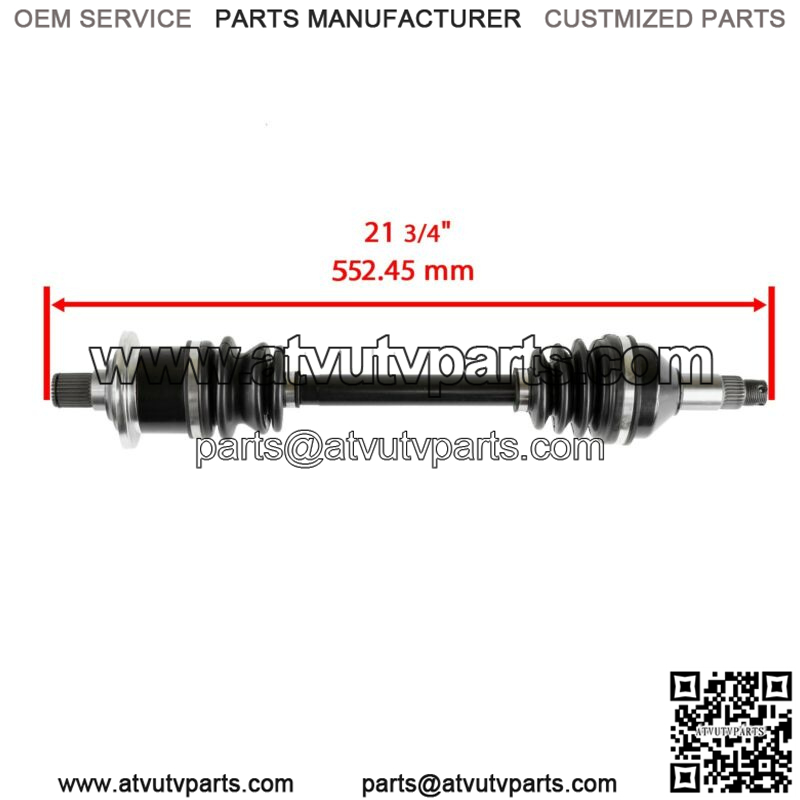 Rear Left or Right CV Joint Axle for Arctic Cat 650 H1 Mudpro Automatic 2010-11 - Image 2