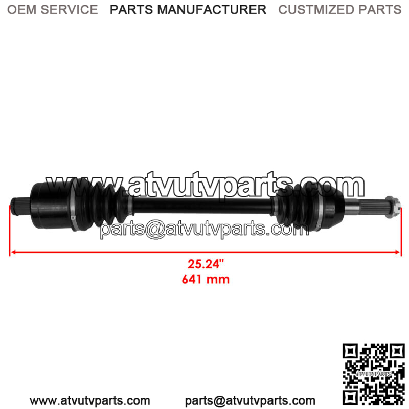 Rear Left Complete CV Joint Axle for Polaris Ranger 500 4X4 2011 2012 2013 - Image 2