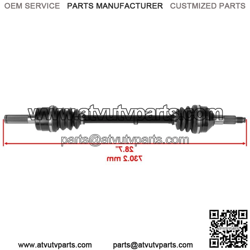 Front Left & Right CV Axle For Kawasaki Teryx4 750 KRT750 4x4 Realtree 2012-2013 - Image 2