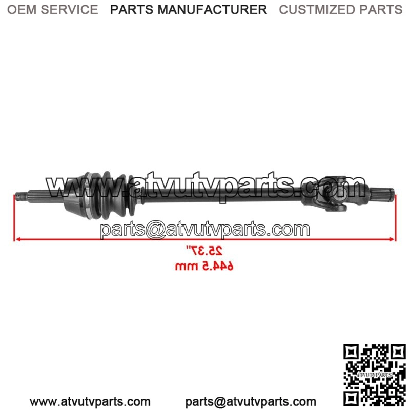 Front Left And Right CV Axles For Polaris Ranger 500 2x4 4x4 6X6 2000-2005 - Image 2