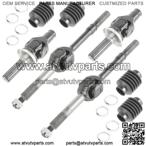 2 Complete Rear Axle Drive Shaft For Kawasaki Mule 4010 KAF950F Diesel 2009-2013