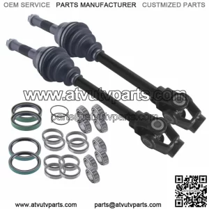 Polaris Sportsman front cv axles & wheel bearings set 335 400 500 500 HO