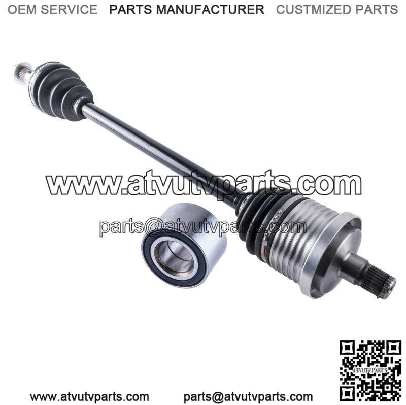 Can Am Maverick rear left right cv axle & wheel bearing 1000 2013 2014 2015