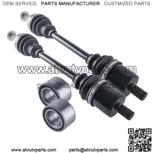 Polaris Ranger EV Ranger LSV front cv axles & wheel bearings set 2010 2011 -14