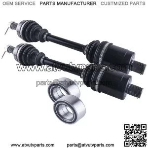 Polaris RZR 900 50" & 55" rear cv axles & wheel bearings set 1333080