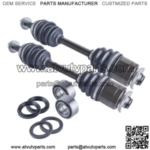 Arctic Cat 400 500 front cv axles wheel bearings & seals set 1998 1999 - 2001