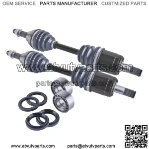 Honda Front cv axles wheel bearings & seals set TRX 450 Foreman 1998 - 2004