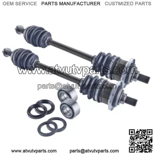 Arctic Cat 400 500 rear cv axles wheel bearings & seals set 2002 2003 2004