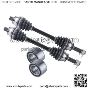 Polaris Sportsman HO front cv axles & wheel bearings set 300 400 2008 - 2010