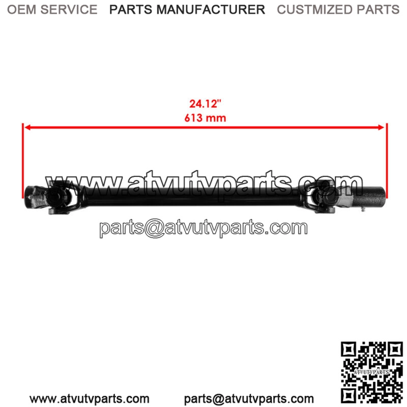 Front Propeller Drive Shaft Prop for Polaris RZR 1000 2016 2017 - 2021 1333215 (For: Polaris) - Image 2