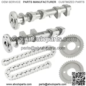 Intake Exhaust Camshaft w/ Timing Chain Sprocket for Polaris RZR XP 1000 2015-21 (For: Polaris)