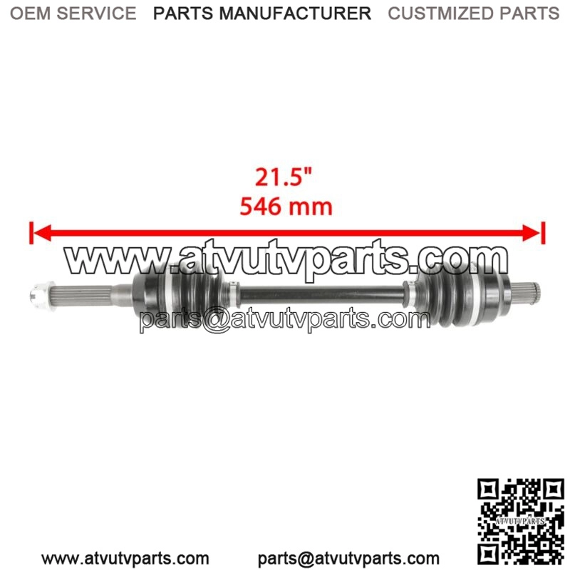 Front Left and Right CV Joint Axle Shaft for Polaris Sportsman X2 570 2015-2017 - Image 3