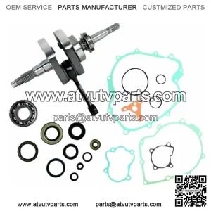 Bottom End Rebuild Kit Crankshaft Yamaha 660 Rhino 04-07 Grizzly 02-08 (Fits: Yamaha Rhino 660)