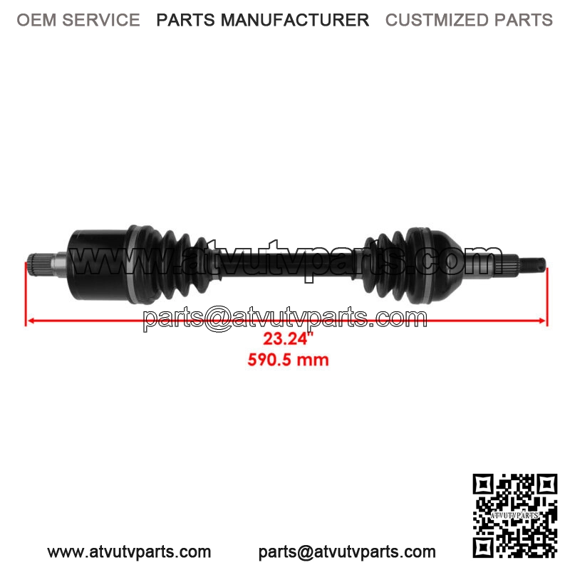 Rear Left And Right CV Joint Axles for Can-Am Outlander 400 4X4 2009-2012 - Image 2