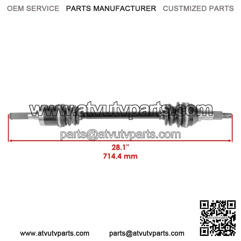 Front Right Complete CV Joint Axle for Can-Am Commander 1000 4X4 2011 2012 - Image 2