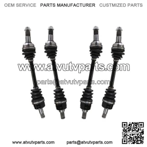 Front and Rear CV Axle Shafts Set of 4 for Yamaha YFM700 Grizzly FI 4x4 Auto (For: Yamaha)