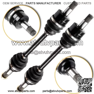 Front Left Right For Yamaha Grizzly 550 700 Kodiak 2007-2013 Pair CV Axle Shafts (For: Yamaha)