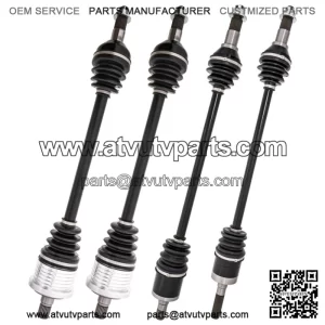 Complete F&R CV Axle Driveshaft Assembly Set for Can-Am Maverick 1000