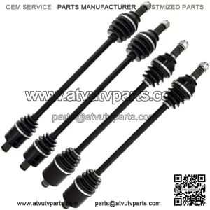Front Rear CV Axle Kit For Polaris General XP 1000 DLX 1334269 1334268