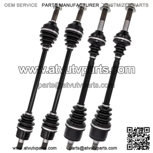 Complete Front & Rear CV Axle Driveshaft Assembly Kit for Kawasaki Teryx 750
