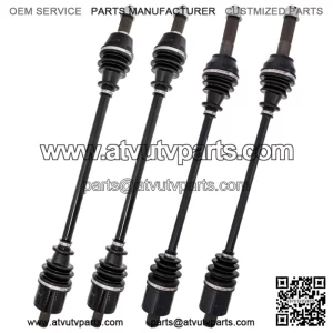 Front & Rear Shaft CV Axle for Polaris RZR & RZR 4 900 1332825 1332826 4PK