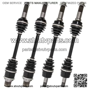 Complete F&R CV Axle Driveshaft Kit for Yamaha Kodiak 400 450 Grizzly 350