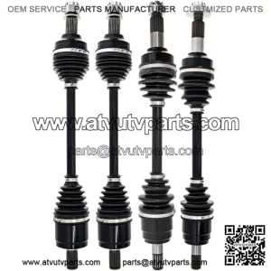 Front Rear CV Axle Kit For Honda Rancher 420 42250-HR6-A62 44220-HR3-A21