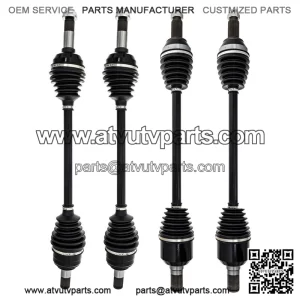 Front Rear CV Axle Kit for Yamaha Wolverine RMAX4 1000 B4J-2518F-00-00