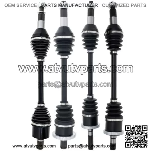Front Rear CV Axle Drive Shaft Set for Can-Am Outlander 500 700 Max