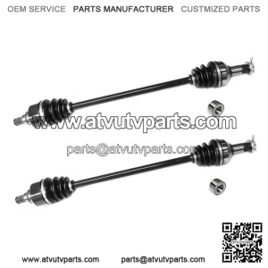 Set of Front Axles & Wheel Bearings for Arctic Cat Wildcat 1000 12-15