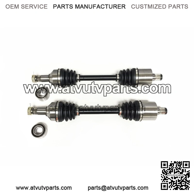 Set of Rear Axles & Wheel Bearings for Arctic Cat Wildcat Trail 700 14-20