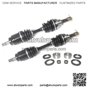 Set of Front Axles & Wheel Bearing Kits for Honda Foreman 450 1998-2004