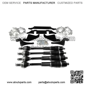 Axles 2" Lift Set with Wheel Spacers for Polaris RZR S 900 & S 1000