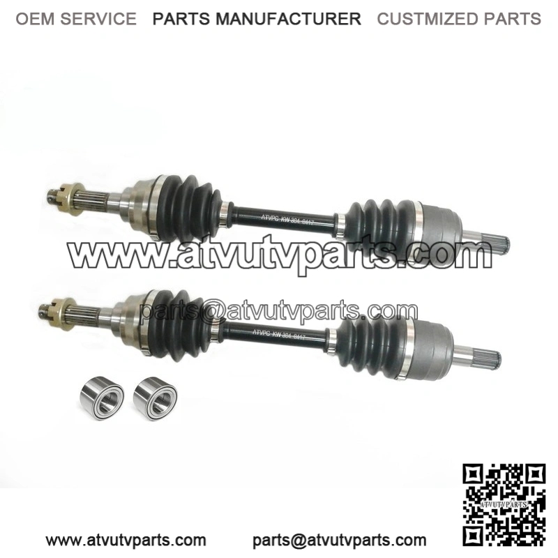 Set of Front Axle & Wheel Bearings for Kawasaki Prairie 300 4x4 99-02