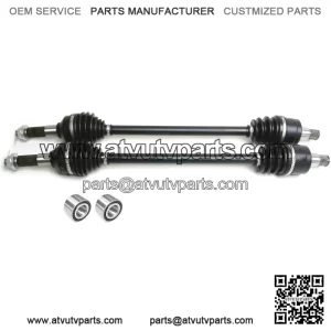Set of Front Axles & Bearings for Kawasaki Mule Pro FX FXR FXT DX DTX