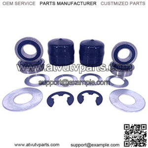 4PCS Front Wheel Bushing to Bearing Conversion Kit Replaces Craftsman, Sears, AYP, Poulan, 9040H - 9040-H - OEM Upgrade