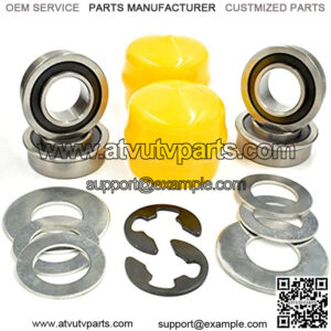 Bushing to Bearing Conversion Kit Replaces D100 D105 D110 D120 D130 D140 D150 D160 D170 Wheel Bearings - Plus Free Hub Caps
