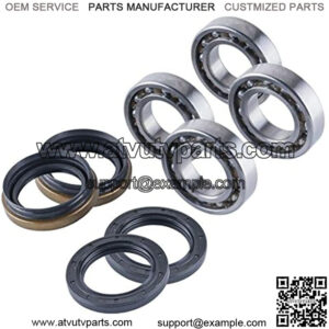 East Lake Axle front wheel bearings & seals kit compatible with Yamaha Rhino 450/660 / 700 2004-2013