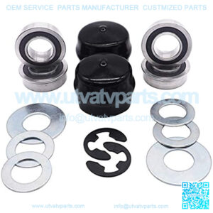Front Wheel Bushing to Bearing Conversion Kit,Lawn Tractor Front Wheel Axle Hardware Kit for AYP Poulan 532124959 532009040 532175039 812000029