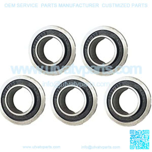 5PCS Flanged Ball Bearing ID 3/4" x OD 1-3/8",Lawn Mower, Wheelbarrows, Carts & Hand Trucks Wheel Hub for Suitable,Replacement for Lawn Mower Wheel Bearing, Bushing to Bearings Conversion