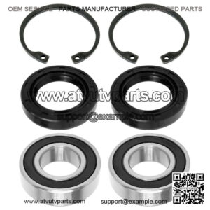 2 Rear Axle Drive Shaft Bearing Circlip Seal For Kawasaki Mule 500 KAF300B 93-96