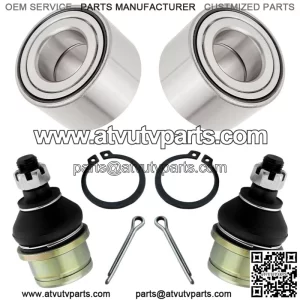 2 Front Wheel Knuckle Ball Bearing Joint For Honda TRX420 Rancher 420 4X4 14-21