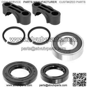 Steering Stem Bushing Bearing Seal Kit for Yamaha Raptor 660R YFM660R 2001-2005