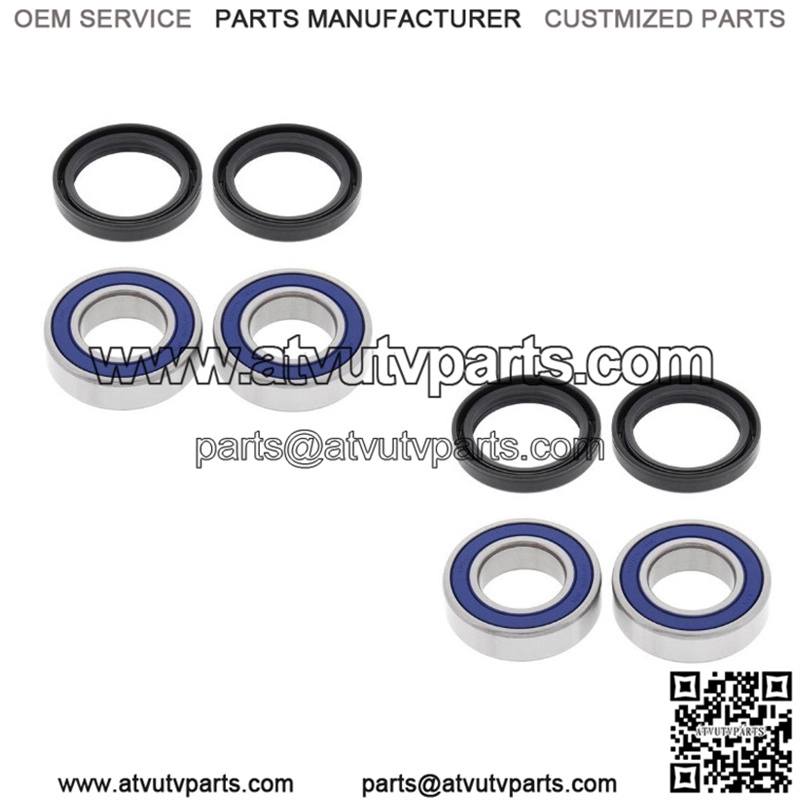 Front Wheel Bearings & Seals For 09-13 Kawasaki Mule 4010 Diesel 4x4