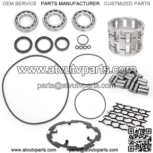 Front Differential Roller Cage Bearing and Seal Kits for Polaris Scrambler 850 1000 Sportsman 550 850